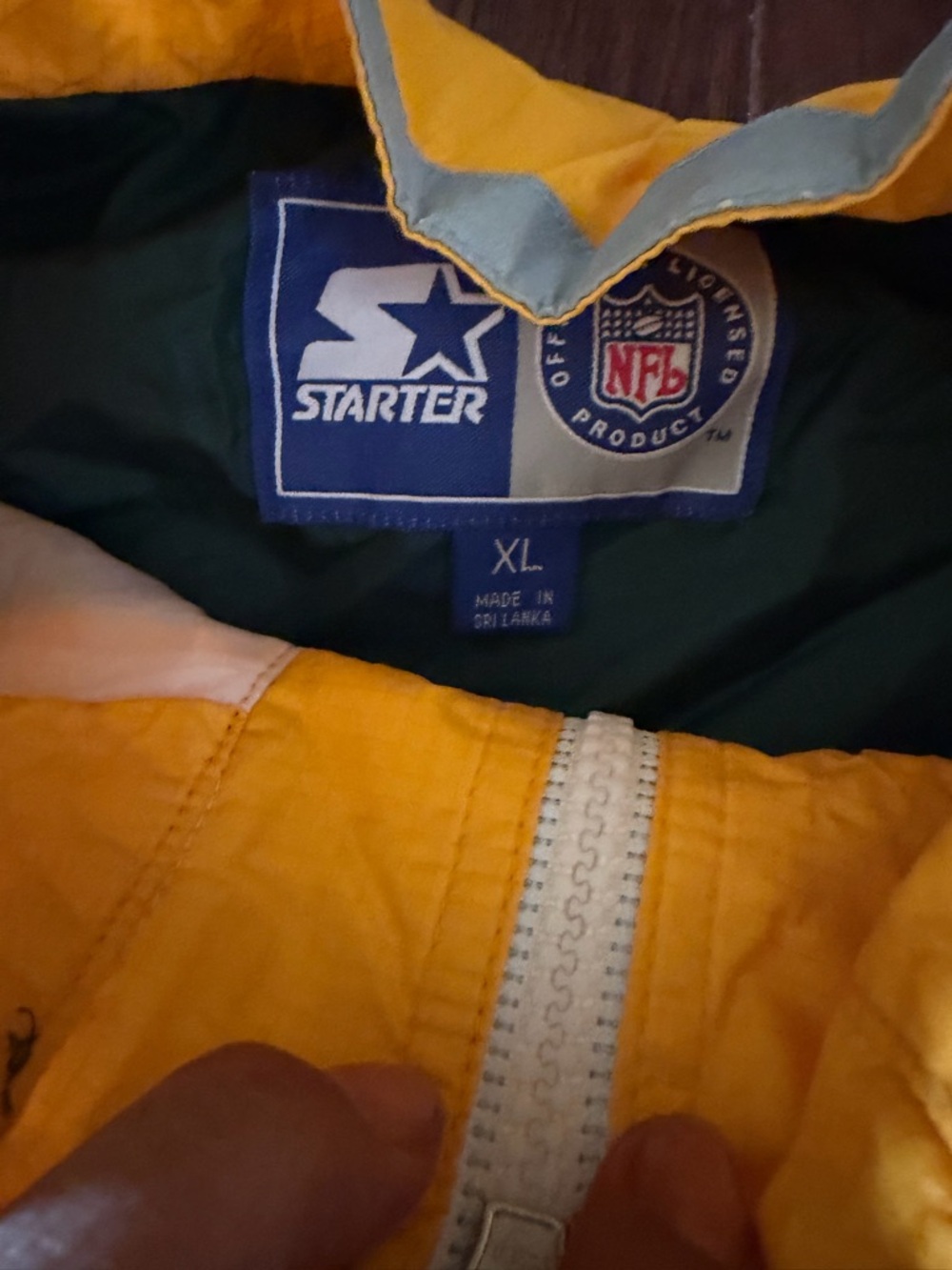 Vintage Starter Green Bay Packers Jacket XL – NFL Pro Line – 90s Style - Picture 3 of 4
